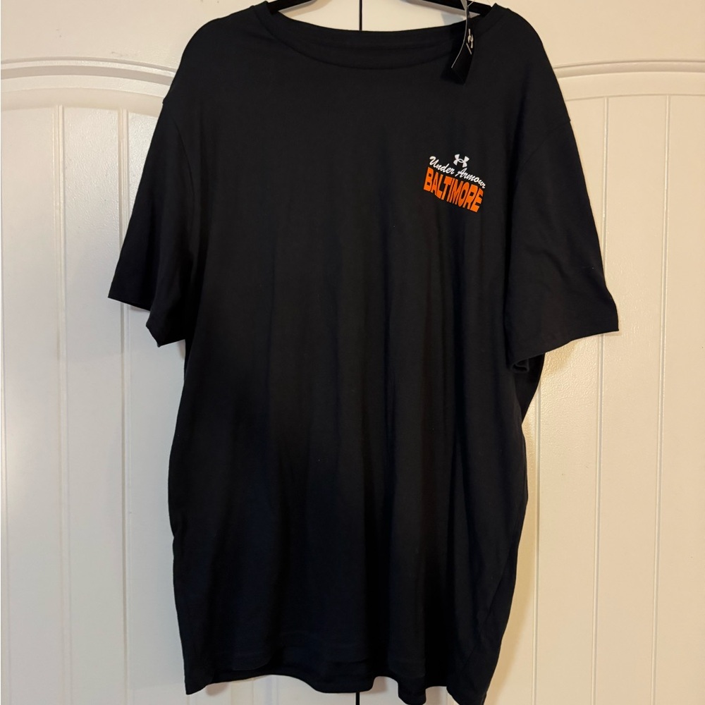 Under Armour Men’s XXL Black Crew Neck Short Sleeve Tee NWT